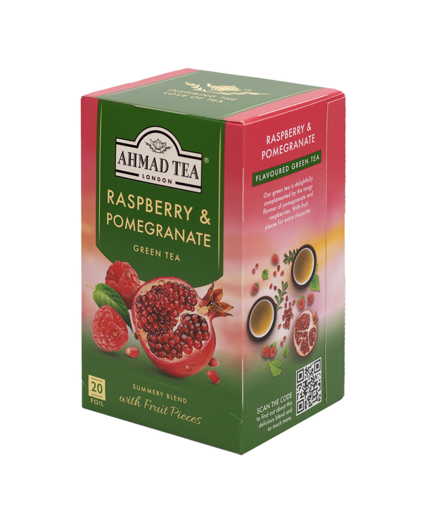 Raspberry & Pomegranat - 20 Foil Teabags