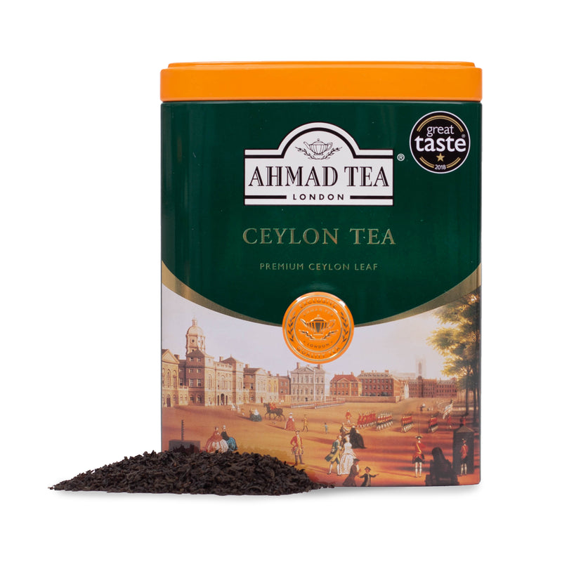 Ahmad Tea 200g Caddies Ceylon Tea - Front of Box 