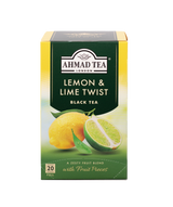 Lemon & Lime Twist Fruit Black Tea - 20 Foil Teabag