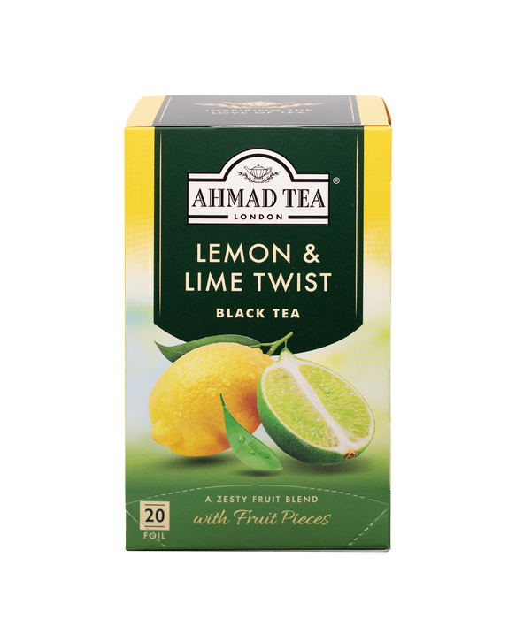 Lemon & Lime Twist Fruit Black Tea - 20 Foil Teabag