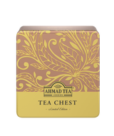 Tea Chest Four Caddy with 4 Black & Green Teas - 40 Teabags