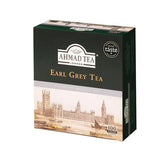 Ahmad Tea Earl Gray 100 Teabags - Side angle of Box